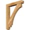 Ekena Millwork Imperial Craftsman Rough Sawn Bracket w/ Offset Brace, Western Red Cedar, 6"W x 34"D x 42"H BKT0604X34X42IMP04RWR - alternate 1